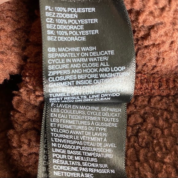 The North Face Hooded Sweater Knit Fleece Pullover in Faded Rose Heather Size L - Picture 11 of 12